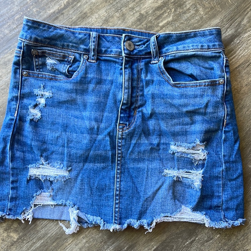 American Eagle denim jean skirt